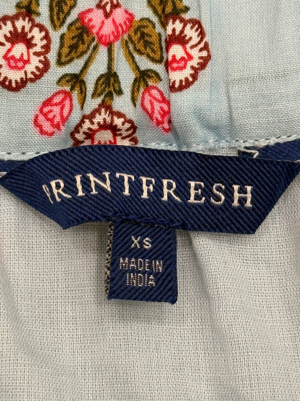 Printfresh Emmie Skirt in Wildflower Walks in Soft Blue - Picture 3 of 7
